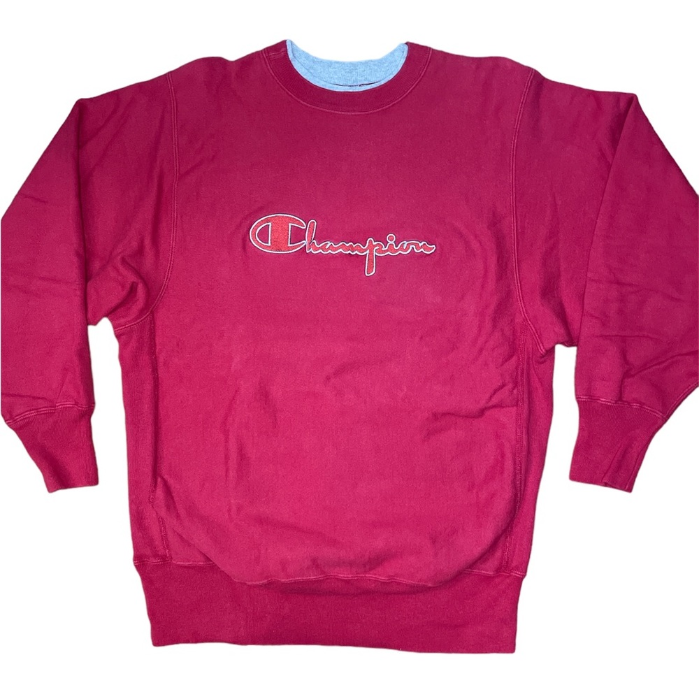 Vintage 90’s Champion Reverse‎ Weave Men’s Sweatshirt Crewneck Spell Out Size XL